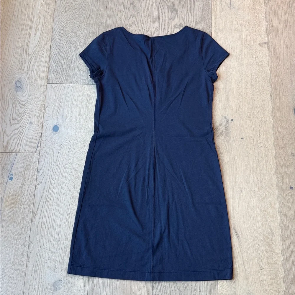 Lilly Pulitzer Brewster Dress – True Navy with White Rope V-Neck, Size S, EUC - Picture 3 of 3